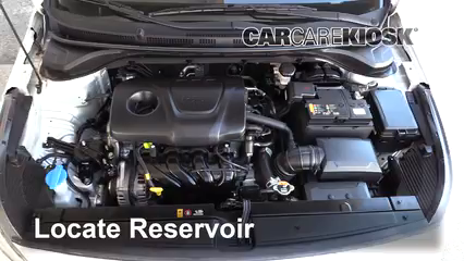 2018 Hyundai Accent SEL 1.6L 4 Cyl. Windshield Washer Fluid Add Fluid